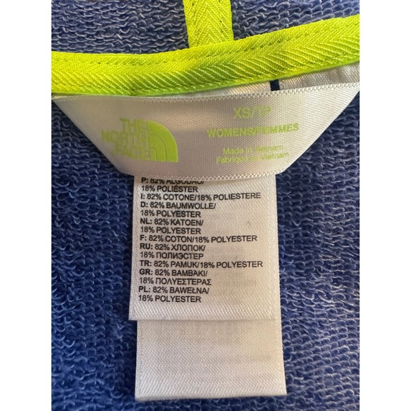 The North Face Hoodie Pullover Sweatshirt Athleisure‎ Blue XS - Picture 3 of 6